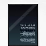 Buy Pale Blue Dot Wall Art
