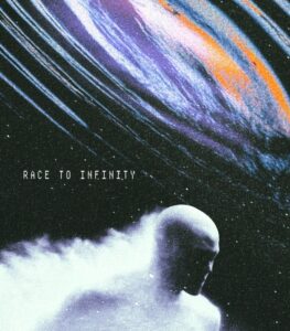 Buy Race To Infinity Quote Wall Art | Abstract Wall Art | Motivational Quote Online - Image 2