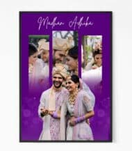 Customized Wedding Photo Frame