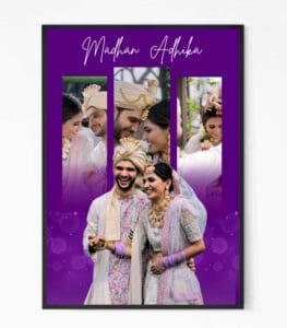 Customized Wedding Photo Frame