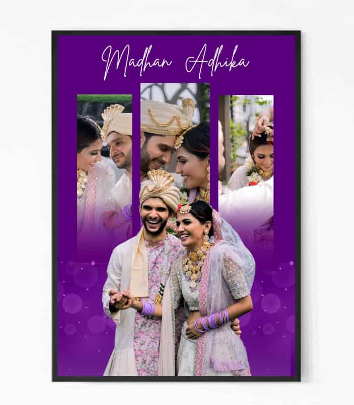 Customized Wedding Photo Frame