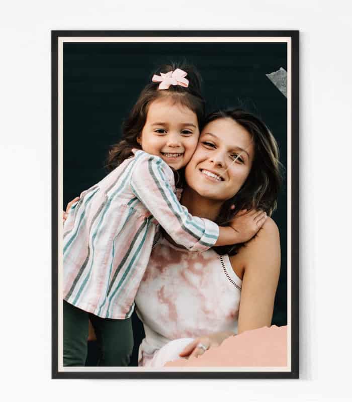 Custom Photo Frames 1 Memory Caption Mom and Daughter Photo Frame