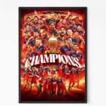 RCB IPL Champions Wall Art