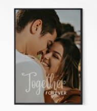 Together Forever Focus Photo Canvas