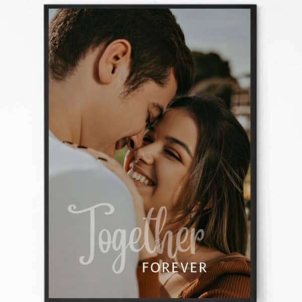 Together Forever Focus Photo Canvas