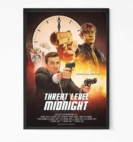 Threat level midnight movie poster