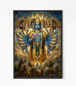 Krishna Arjuna in Mahabharata War Wall Art