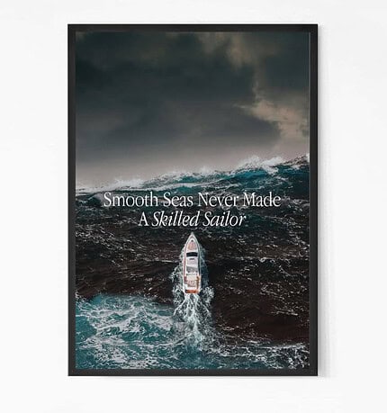 Skilled Sailor QuoteWall Art