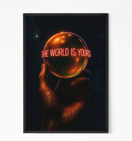The World is Yours Wall Art
