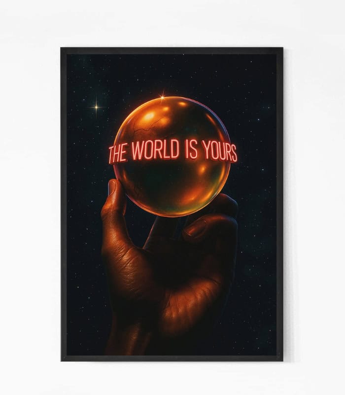 The World is Yours Wall Art
