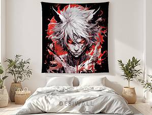 Black Clover Fierce Anime Tapestry
