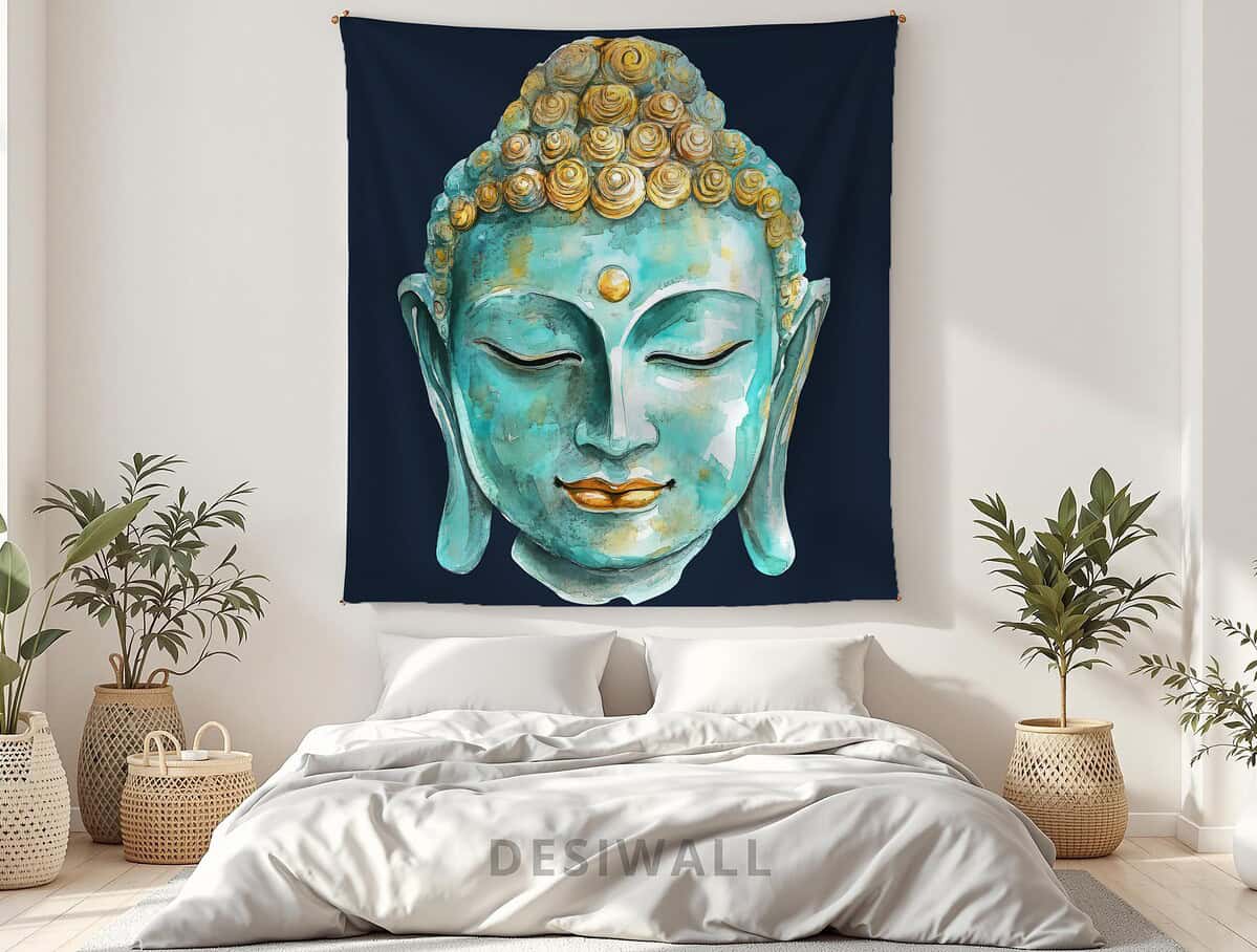 Buy Calming Buddha Tapestry Wall Art