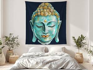 Buy Calming Buddha Tapestry Wall Art