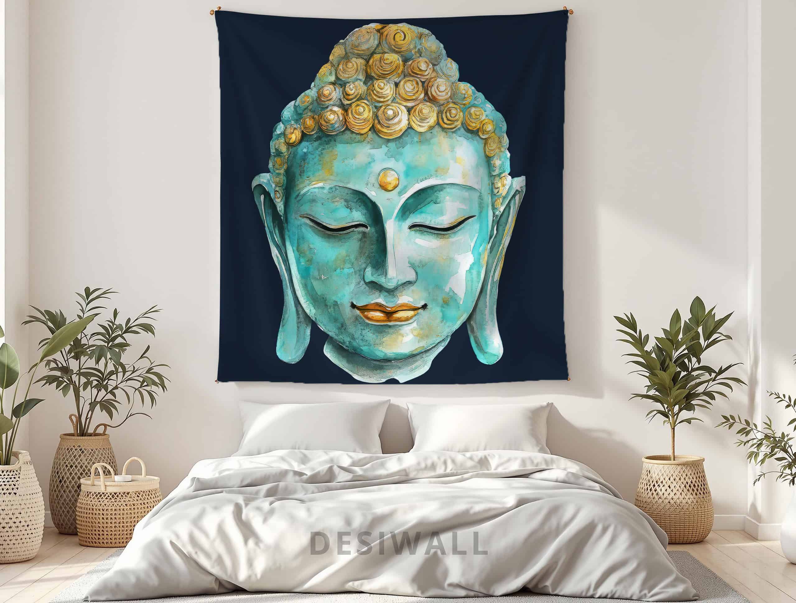 Buy Calming Buddha Tapestry Wall Art
