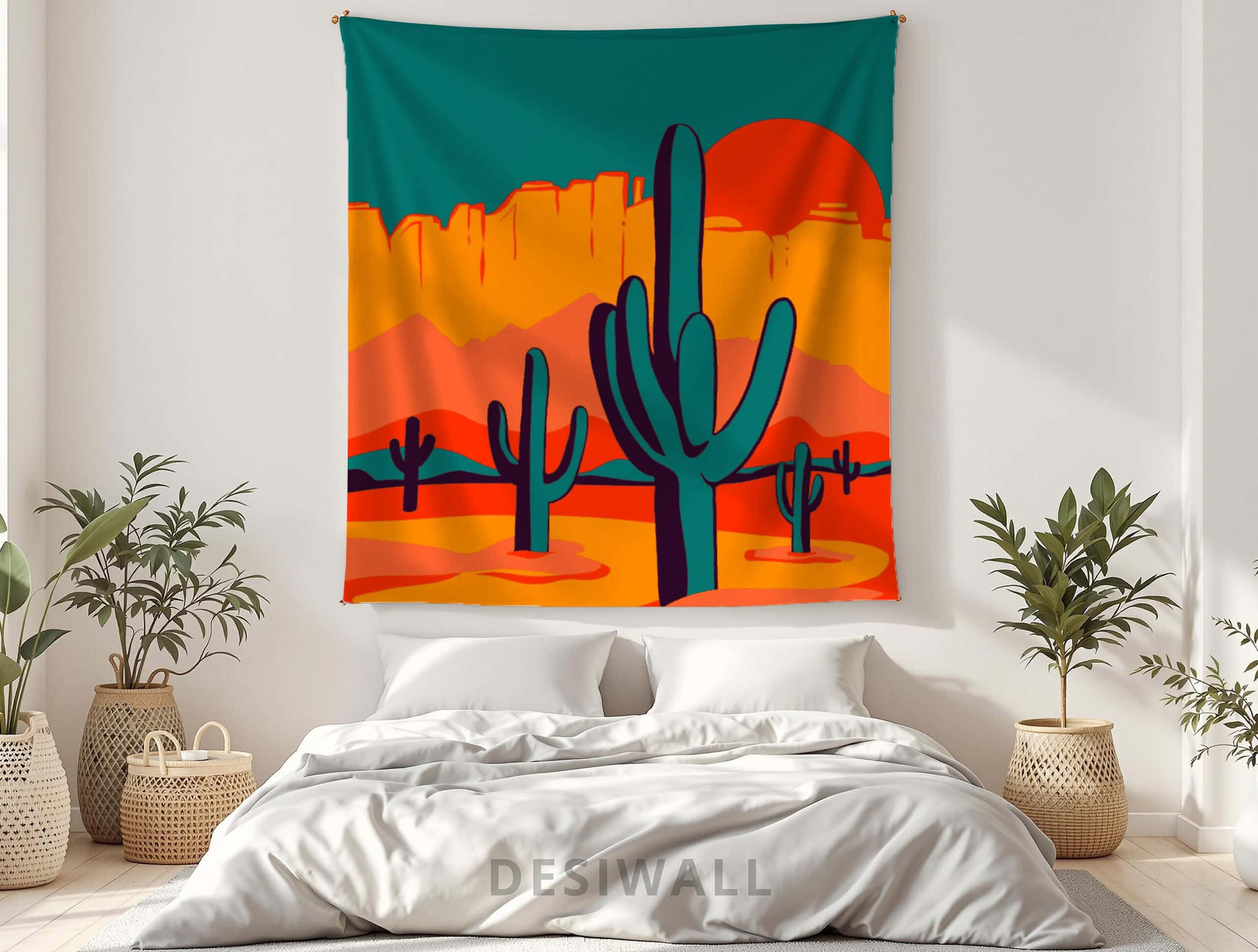 Wild West Desert Tapestry Wall Art