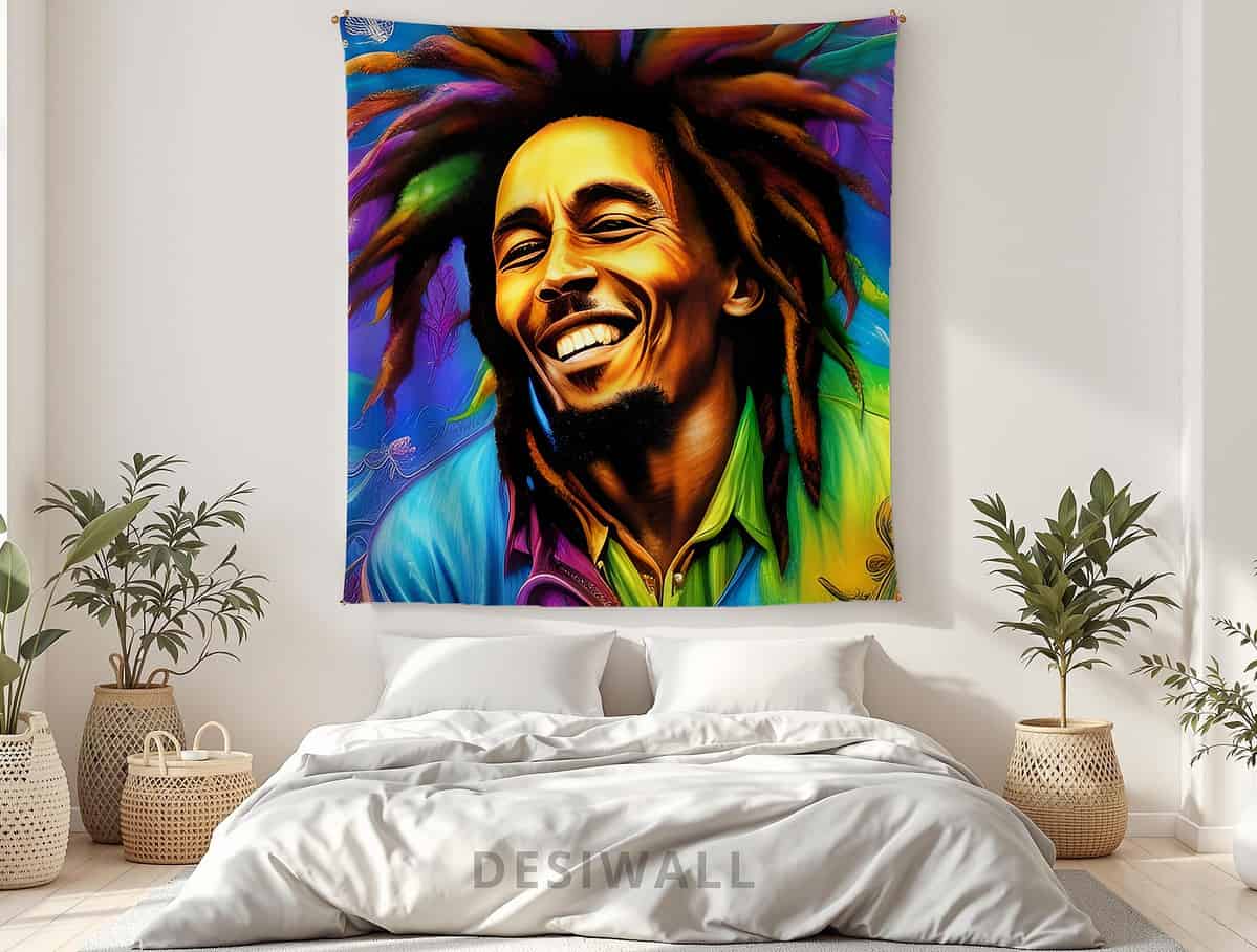 Bob Marley Tapestry Wall Art