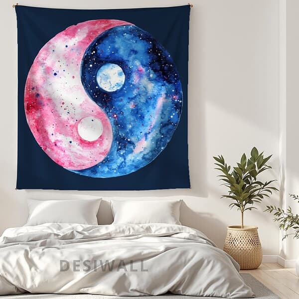 Buy Yin and Yang Tapestry Wall Art