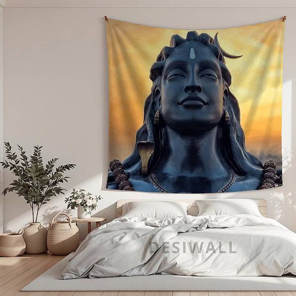 buy Adiyogi Shiva Tapestry Wall Art