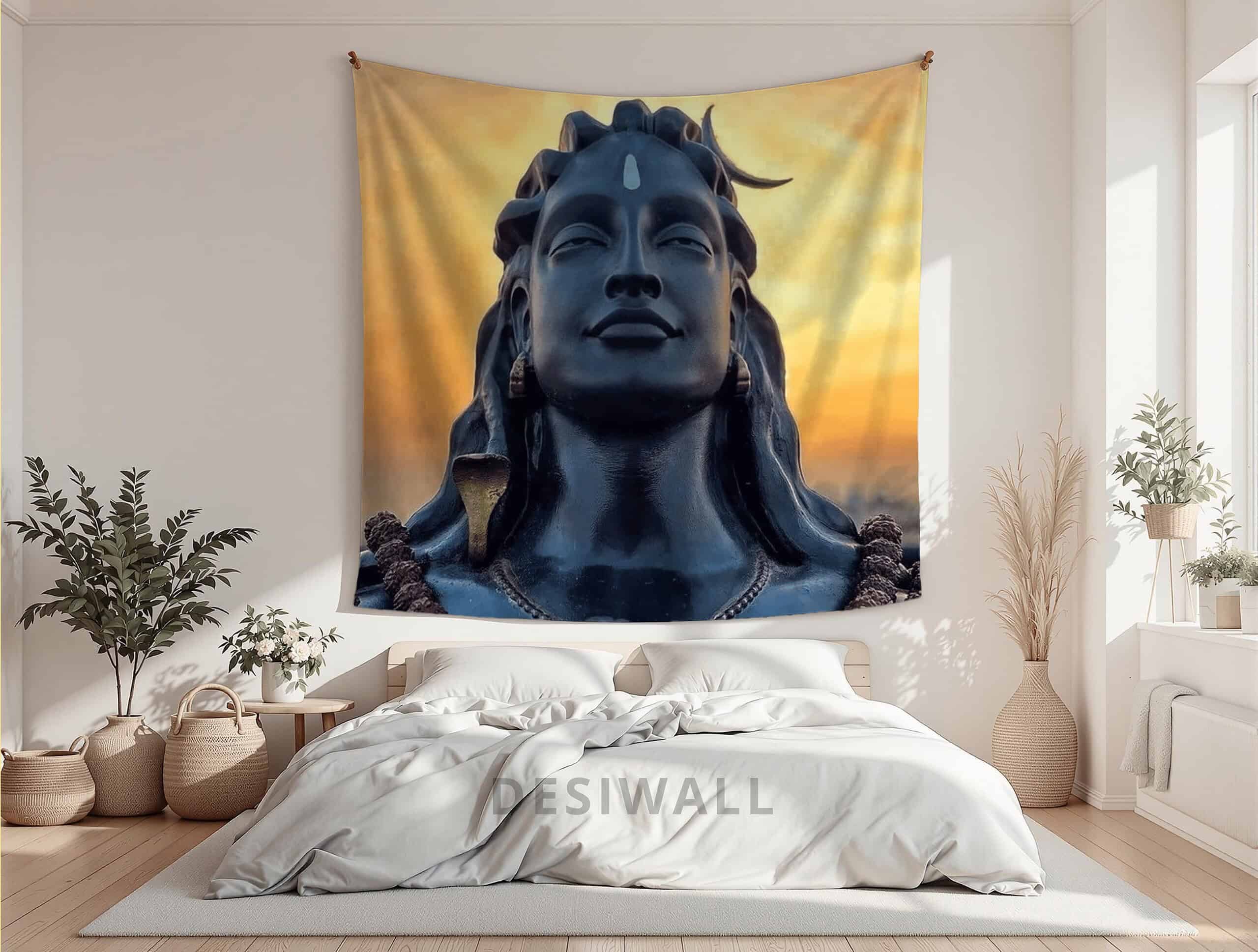 buy Adiyogi Shiva Tapestry Wall Art