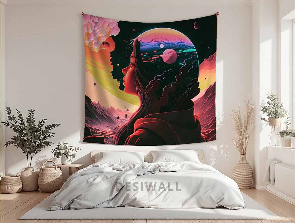 Buy Cosmic Girl Tapestry Wall Hang