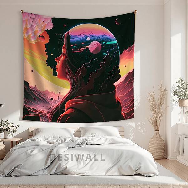 Buy Cosmic Girl Tapestry Wall Hang