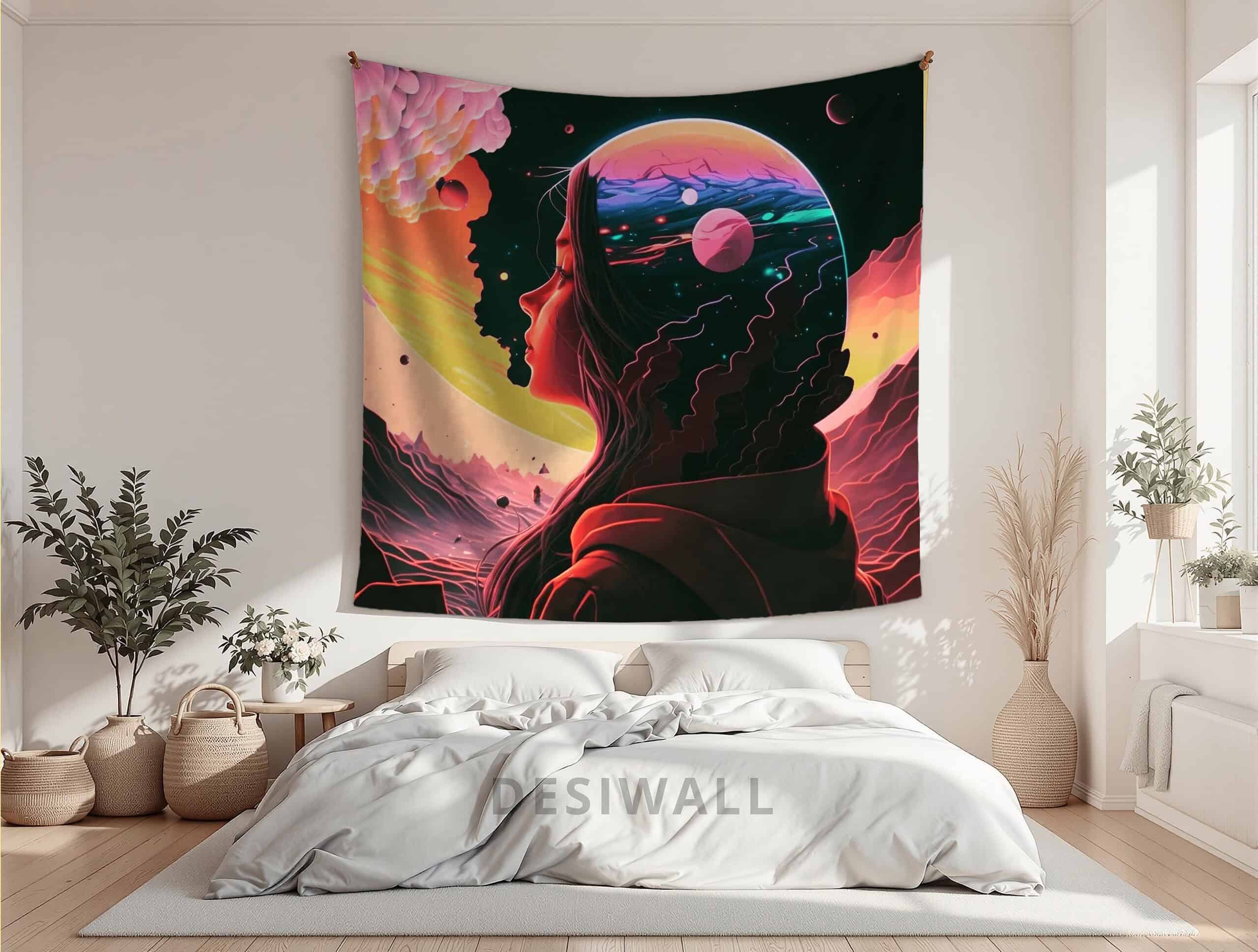 Buy Cosmic Girl Tapestry Wall Hang