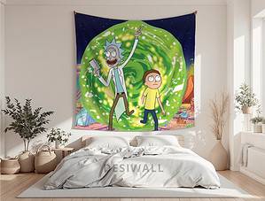 Buy Rick and Morty Tapestry Wall Art