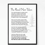 Road less travelled Wall Art